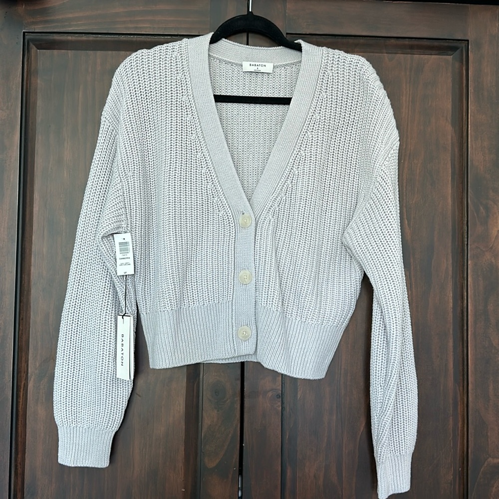Aritzia cropped cardigan, size small.